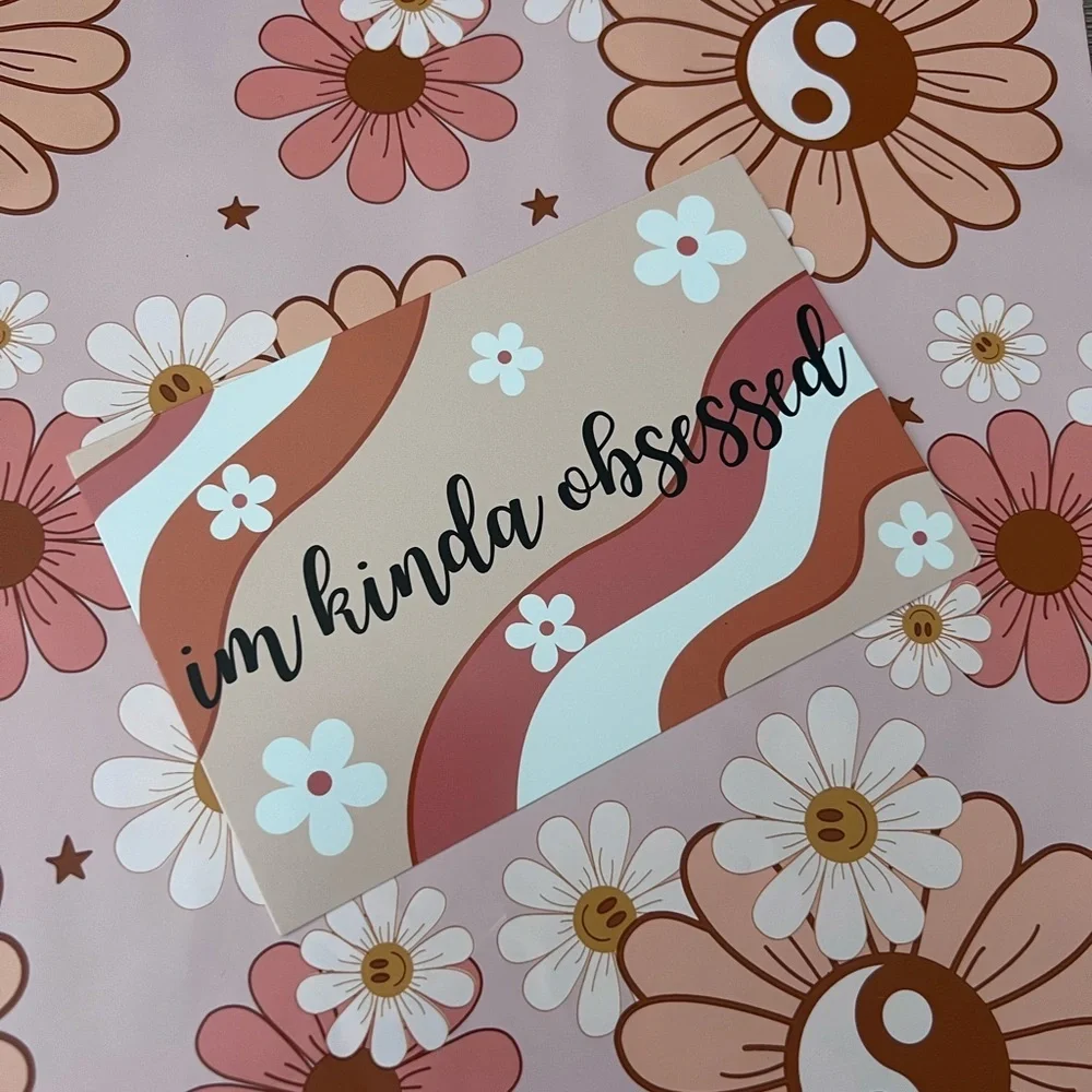 50PC Shipping Supply Bundle–25 Pink Daisy 10x13 Poly Mailers+25 Thank You Cards